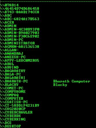 BSNL Hostnames